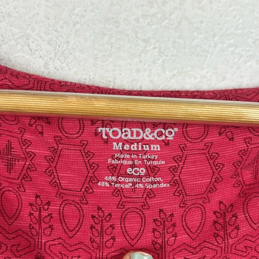 Perfect Toad&Co Rosemarie deep pink Dress M - Picture 4 of 6